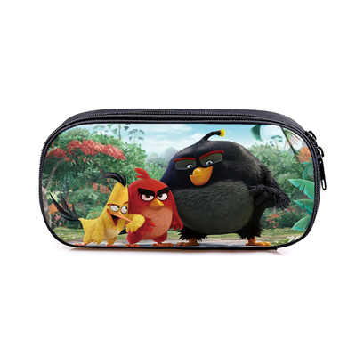 Angry Birds Canvas Pencil Case Student Penbag Boy Girl Zip Cosmetic Bags Cartoon Multifunction travel Makeupbag Stationery - Image 27