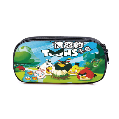Angry Birds Canvas Pencil Case Student Penbag Boy Girl Zip Cosmetic Bags Cartoon Multifunction travel Makeupbag Stationery - Image 32