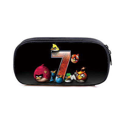 Angry Birds Canvas Pencil Case Student Penbag Boy Girl Zip Cosmetic Bags Cartoon Multifunction travel Makeupbag Stationery - Image 6