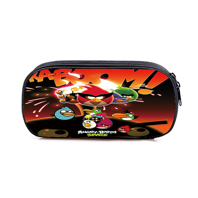 Angry Birds Canvas Pencil Case Student Penbag Boy Girl Zip Cosmetic Bags Cartoon Multifunction travel Makeupbag Stationery - Image 33