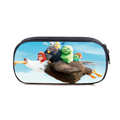 Angry Birds Canvas Pencil Case Student Penbag Boy Girl Zip Cosmetic Bags Cartoon Multifunction travel Makeupbag Stationery - Image 36