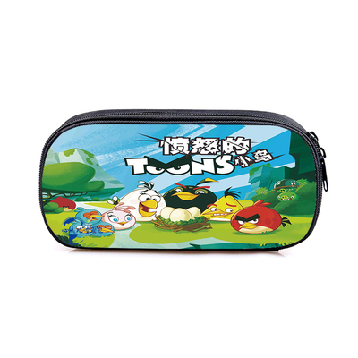 Angry Birds Canvas Pencil Case Student Penbag Boy Girl Zip Cosmetic Bags Cartoon Multifunction travel Makeupbag Stationery - Image 38