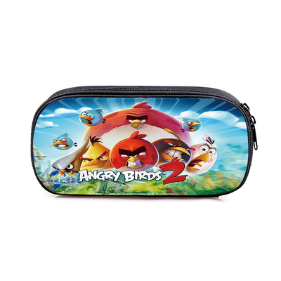 Angry Birds Canvas Pencil Case Student Penbag Boy Girl Zip Cosmetic Bags Cartoon Multifunction travel Makeupbag Stationery - Image 39