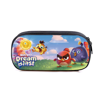 Angry Birds Canvas Pencil Case Student Penbag Boy Girl Zip Cosmetic Bags Cartoon Multifunction travel Makeupbag Stationery - Image 40