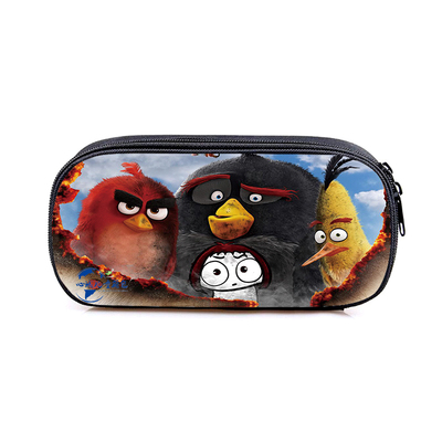 Angry Birds Canvas Pencil Case Student Penbag Boy Girl Zip Cosmetic Bags Cartoon Multifunction travel Makeupbag Stationery - Image 42