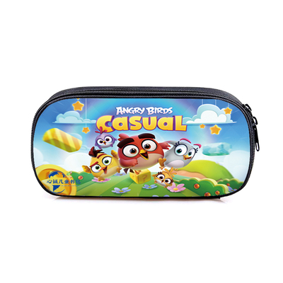 Angry Birds Canvas Pencil Case Student Penbag Boy Girl Zip Cosmetic Bags Cartoon Multifunction travel Makeupbag Stationery - Image 44