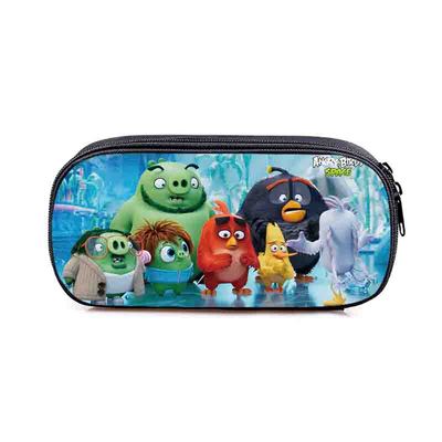Angry Birds Canvas Pencil Case Student Penbag Boy Girl Zip Cosmetic Bags Cartoon Multifunction travel Makeupbag Stationery - Image 2