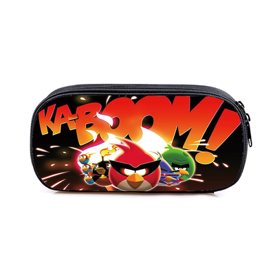 Angry Birds Canvas Pencil Case Student Penbag Boy Girl Zip Cosmetic Bags Cartoon Multifunction travel Makeupbag Stationery - Image 9