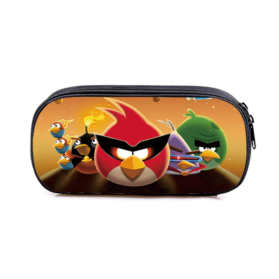 Angry Birds Canvas Pencil Case Student Penbag Boy Girl Zip Cosmetic Bags Cartoon Multifunction travel Makeupbag Stationery - Image 11