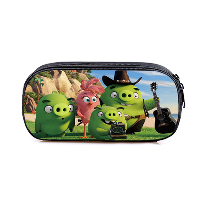 Angry Birds Canvas Pencil Case Student Penbag Boy Girl Zip Cosmetic Bags Cartoon Multifunction travel Makeupbag Stationery - Image 12