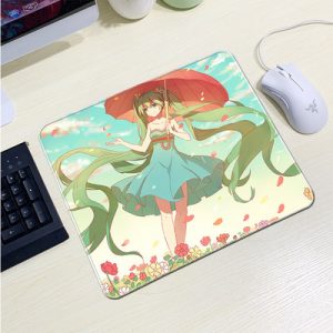 Hatsune Miku Natural Rubber Washable Computer Game Mouse Pad