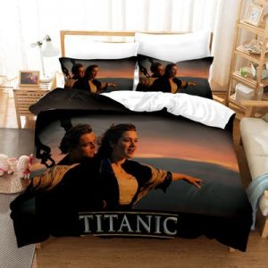 Titanic Comfortable Bedding Three-Piece Soft and Breathable Duvet Cover
