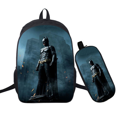 16 Inch Batman Backpack School Bag+Pencil Bag - Image 16