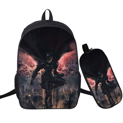 16 Inch Batman Backpack School Bag+Pencil Bag - Image 18