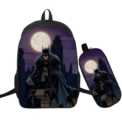 16 Inch Batman Backpack School Bag+Pencil Bag - Image 21
