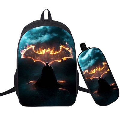 16 Inch Batman Backpack School Bag+Pencil Bag - Image 22
