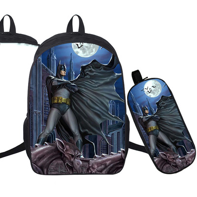 16 Inch Batman Backpack School Bag+Pencil Bag - Image 23