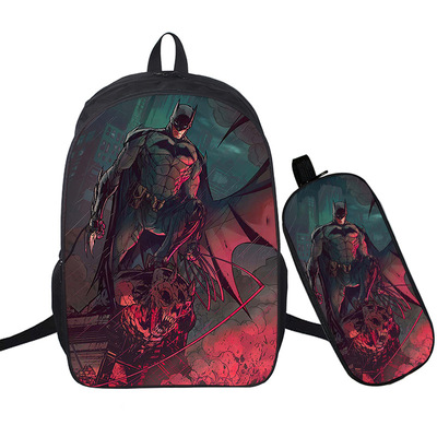 16 Inch Batman Backpack School Bag+Pencil Bag - Image 7