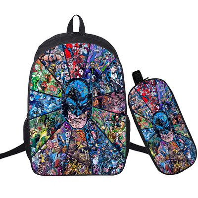 16 Inch Batman Backpack School Bag+Pencil Bag - Image 27