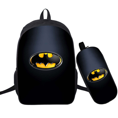 16 Inch Batman Backpack School Bag+Pencil Bag - Image 4