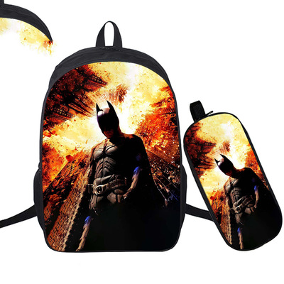 16 Inch Batman Backpack School Bag+Pencil Bag - Image 5