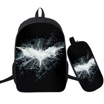 16 Inch Batman Backpack School Bag+Pencil Bag - Image 6