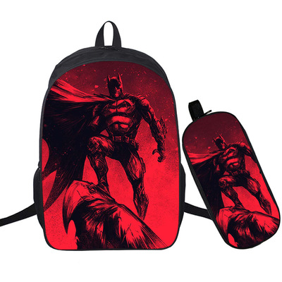 16 Inch Batman Backpack School Bag+Pencil Bag - Image 14