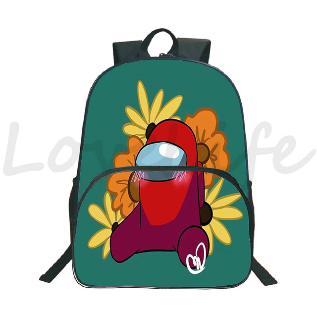 Among Us Printed Backpack Children Casual Schoolbag Boys Girls Cartoon Knapsack Cute Pattern Bookbag Travel Laptop Rucksack - Image 17