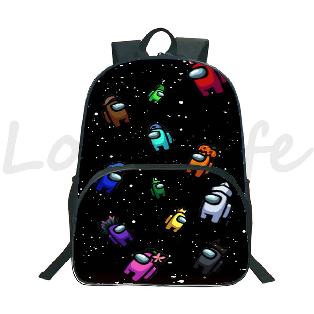 Among Us Printed Backpack Children Casual Schoolbag Boys Girls Cartoon Knapsack Cute Pattern Bookbag Travel Laptop Rucksack - Image 19