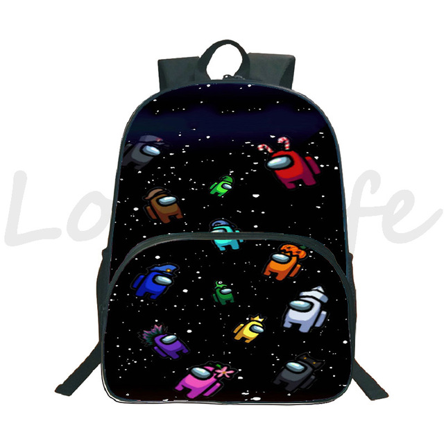 Among Us Printed Backpack Children Casual Schoolbag Boys Girls Cartoon Knapsack Cute Pattern Bookbag Travel Laptop Rucksack - Image 20