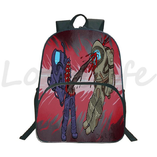 Among Us Printed Backpack Children Casual Schoolbag Boys Girls Cartoon Knapsack Cute Pattern Bookbag Travel Laptop Rucksack - Image 5