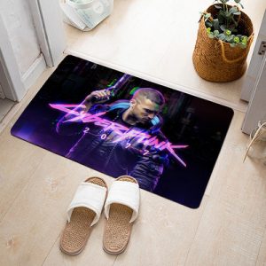 Cyberpunk 2077 Ultra Soft Indoor Modern Area Rugs Fluffy Living Room Carpets Suitable for Children Bedroom
