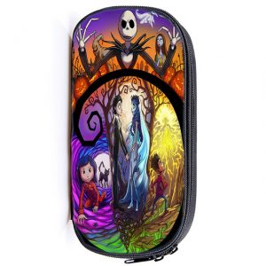 The Nightmare Before Christmas Pencil Bag Boys Girls Makeup Bag Kids School Supplies Stationery Storage Bag Fashion Cosmetic Cases