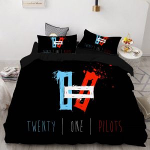 Twenty One Pilots Comfortable Bedding Three-Piece Soft and Breathable Duvet Cover