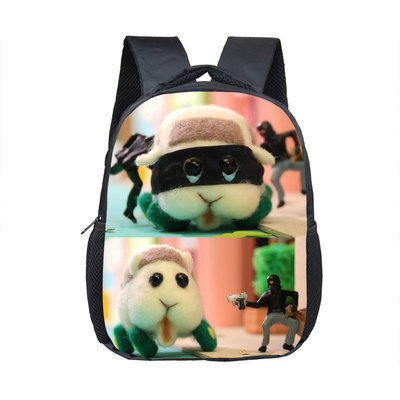 12 Inch PUI PUI Mouker Children's Backpack Kids School Cute Daily Bag Kindergarten Bags Girls Boys Waterproof Ruckpack - Image 18