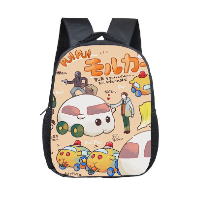 12 Inch PUI PUI Mouker Children's Backpack Kids School Cute Daily Bag Kindergarten Bags Girls Boys Waterproof Ruckpack - Image 17