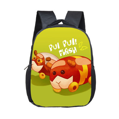 12 Inch PUI PUI Mouker Children's Backpack Kids School Cute Daily Bag Kindergarten Bags Girls Boys Waterproof Ruckpack