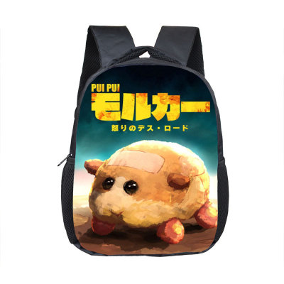 12 Inch PUI PUI Mouker Children's Backpack Kids School Cute Daily Bag Kindergarten Bags Girls Boys Waterproof Ruckpack - Image 31
