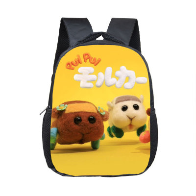 12 Inch PUI PUI Mouker Children's Backpack Kids School Cute Daily Bag Kindergarten Bags Girls Boys Waterproof Ruckpack - Image 26