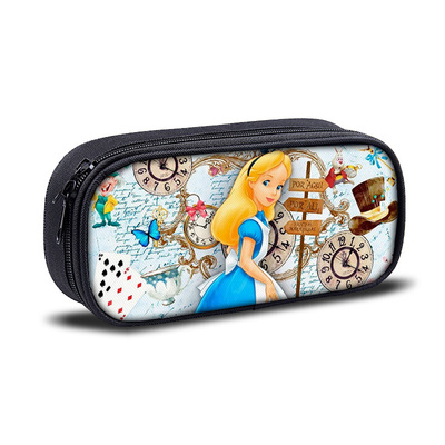Alice in Wonderland Pen Case Student’s Large Capacity Pencil Bag - Image 9