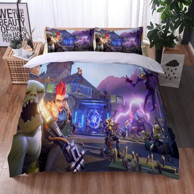 Fortnite Comfortable Bedding Three-Piece Soft and Breathable Duvet Cover - Image 28