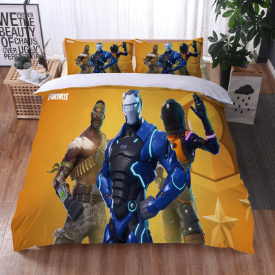 Fortnite Comfortable Bedding Three-Piece Soft and Breathable Duvet Cover - Image 9