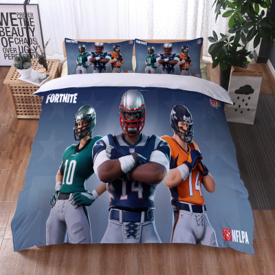Fortnite Comfortable Bedding Three-Piece Soft and Breathable Duvet Cover - Image 34