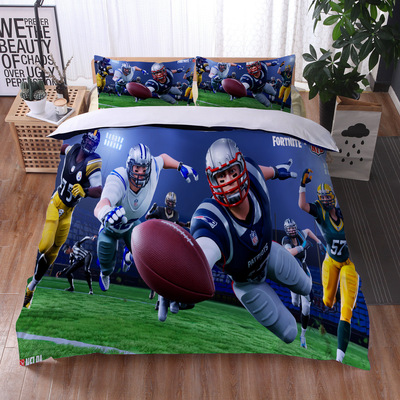 Fortnite Comfortable Bedding Three-Piece Soft and Breathable Duvet Cover - Image 36