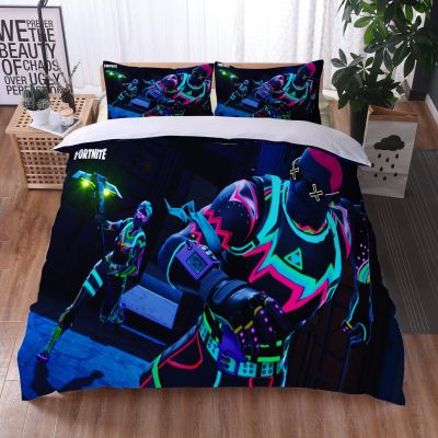 Fortnite Comfortable Bedding Three-Piece Soft and Breathable Duvet Cover - Image 38