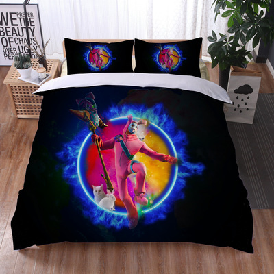 Fortnite Comfortable Bedding Three-Piece Soft and Breathable Duvet Cover - Image 5