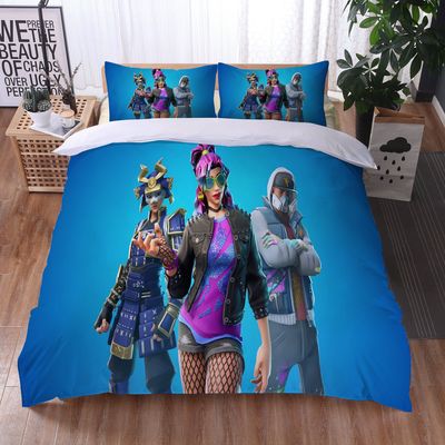 Fortnite Comfortable Bedding Three-Piece Soft and Breathable Duvet Cover - Image 7