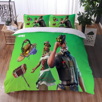Fortnite Comfortable Bedding Three-Piece Soft and Breathable Duvet Cover - Image 8
