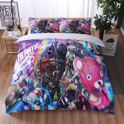 Fortnite Comfortable Bedding Three-Piece Soft and Breathable Duvet Cover - Image 9