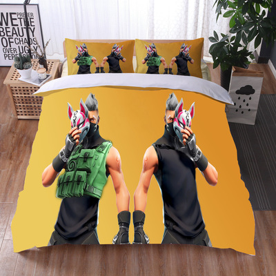 Fortnite Comfortable Bedding Three-Piece Soft and Breathable Duvet Cover - Image 10